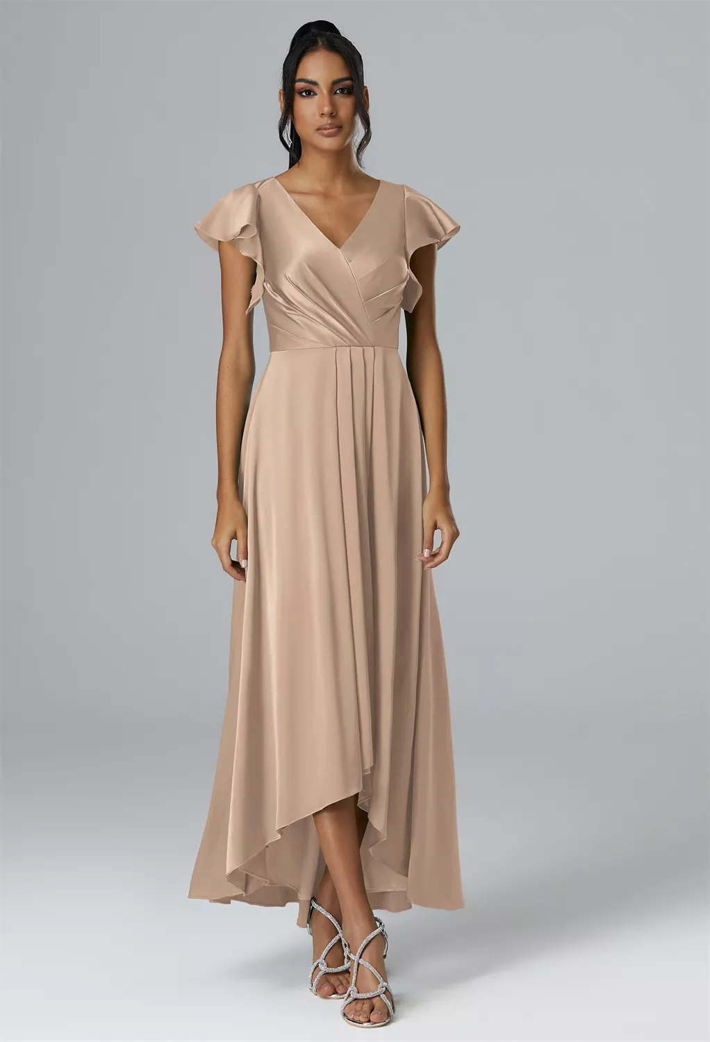 AW Sapota Taupe  Spring Wedding Guest Dresses